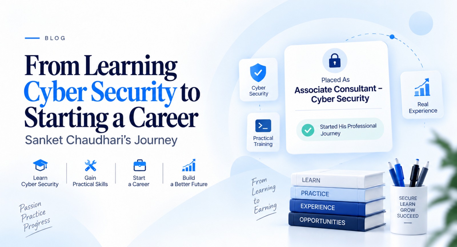 From Learning Cyber Security to Starting a Career: Sanket Chaudhari’s Journey