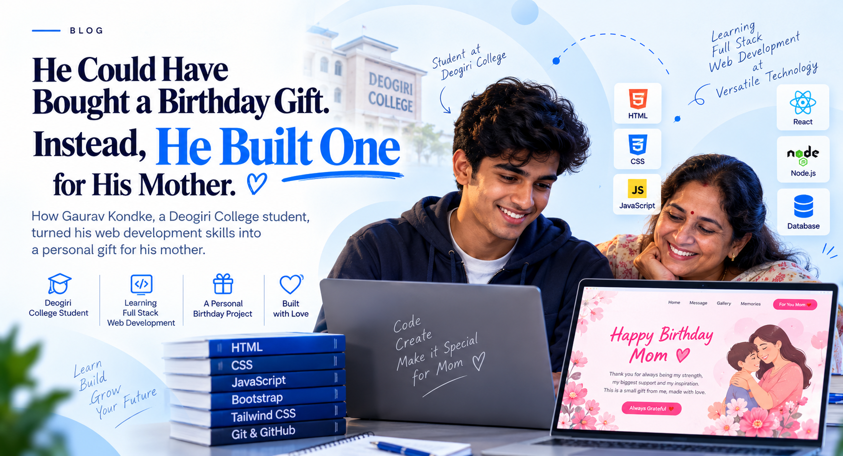He Didn’t Buy His Mother a Birthday Gift — He Built One