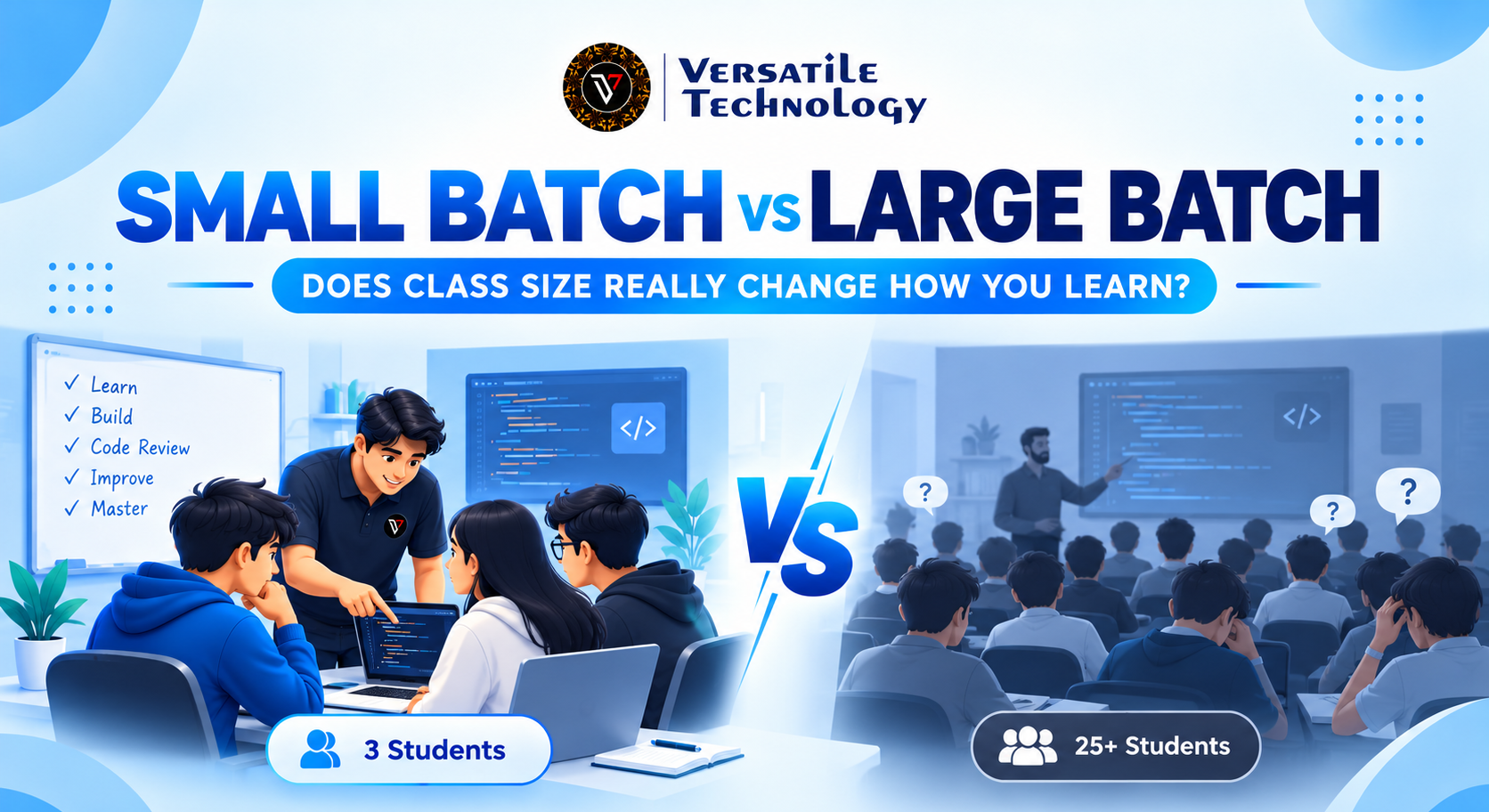 Small Batch vs Large Batch Coding Classes: Does Class Size Really Change How You Learn?